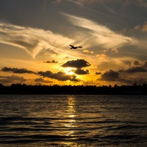 Pôr do sol em Key West