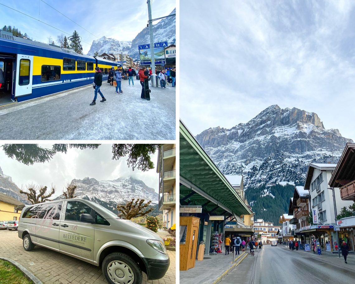 Hotel Belvedere Grindelwald Suíça - transporte ida e volta estação de trem