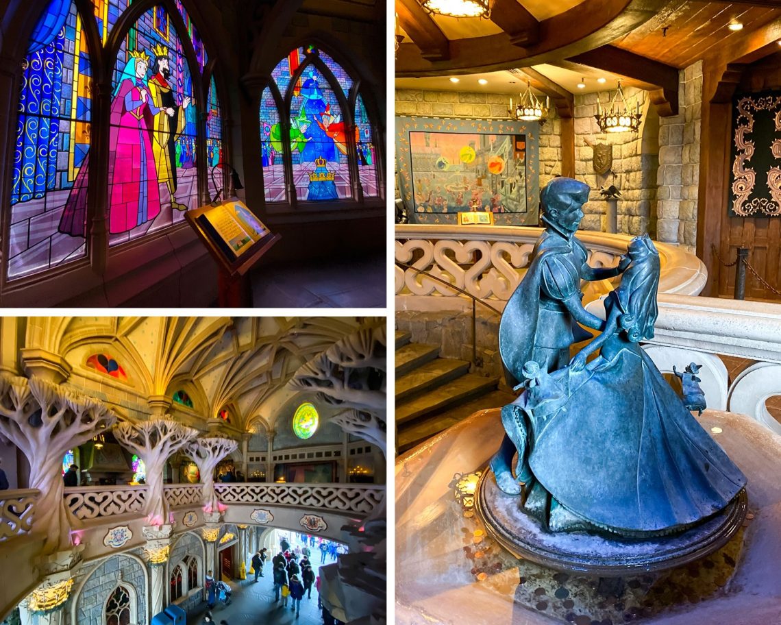 Sleeping Beauty Castle - Interior do castelo da Bela Adormecida