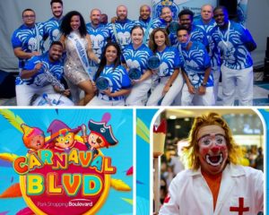 Carnaval em Curitiba - Park Shopping Boulevard recebe passistas da Mocidade Azul 