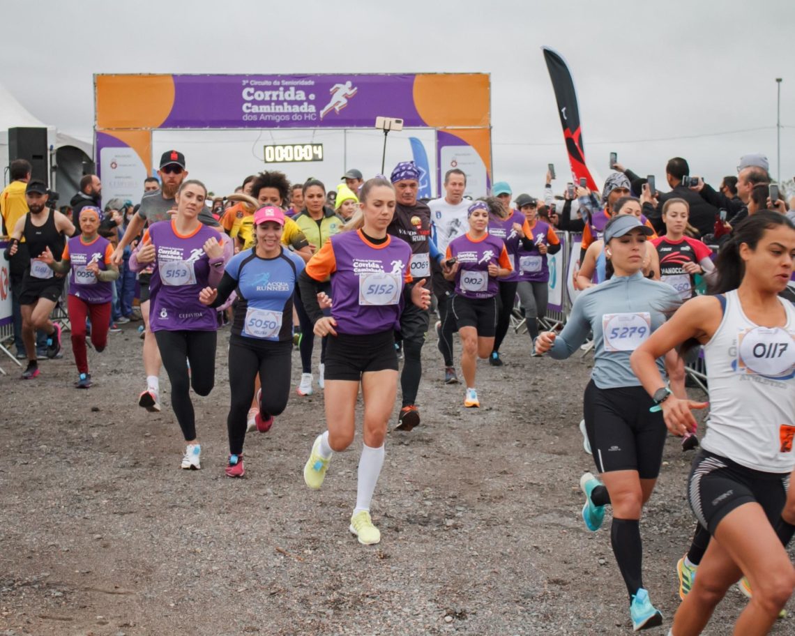 Dois mil corredores se reúnem em Bauru para corrida e caminhada