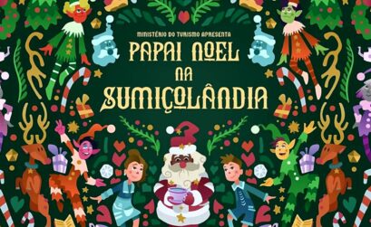 Papai Noel na Sumiçolândia apresentações gratuitas na fachada do Hospital Pequeno Príncipe