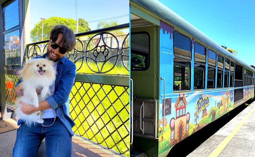 Trem Curitiba Morretes Pet Friendly vagão Bove